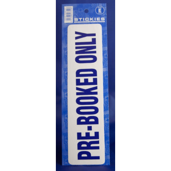 Per-Booked Only Sticker