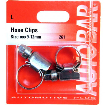 Autobar Hose Clips 000 (9?12mm) Pack of 2