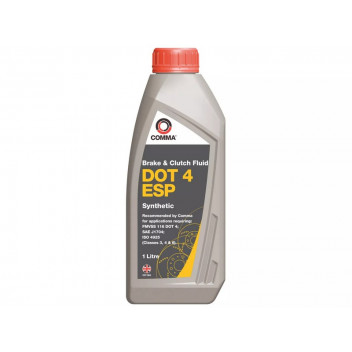 Comma DOT 4 ESP Brake Fluid 1L - High-Performance Fluid for