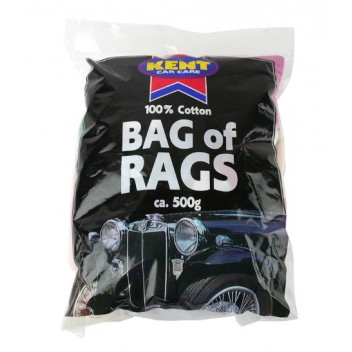 Kent Car Care KR500 500g Bag of Rags - Multi-Purpose Cleanin