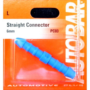 Autobar Straight Connector 6mm