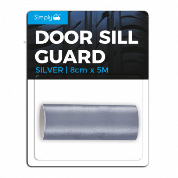 Simply Auto DS-1405S Silver Door Sill Protector (8cm x 5m)