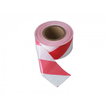Laser Tools 35365 Red & White Barrier Tape 75mm x 500m Non A