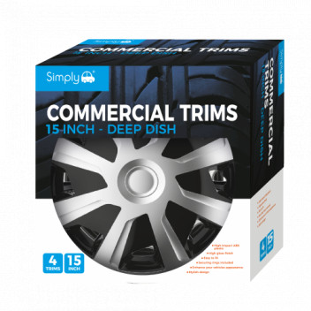 Simply Auto SWT156-15 Commercial Mirage Wheel Trim Set (15 I
