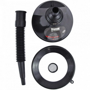 Simply Auto FUN145 Black Flexible Funnel 145mm x 390mm - Lon