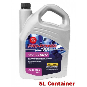 5W-30 RN17 Fully Synthetic Low SAPS Engine Oil 5L