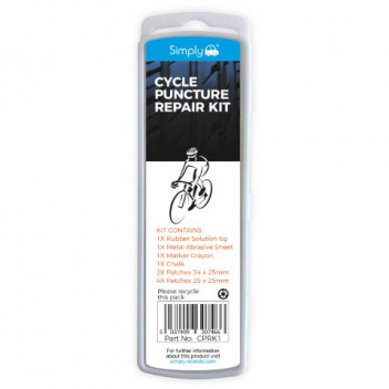 Simply Auto 010128 Cycle Puncture Repair Kit - Complete Bicy