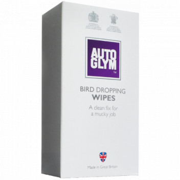 Autoglym Bird Dropping Wipes BDWIPE10 Pack of 10 pH Neutral