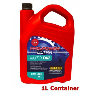 Auto D III Semi Synthetic Automatic Transmission Fluid 1L