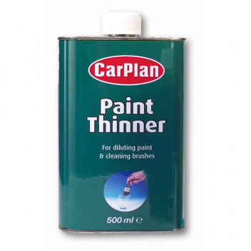 CarPlan Paint Thinner 500ml for Oil Based Paints and Brush C