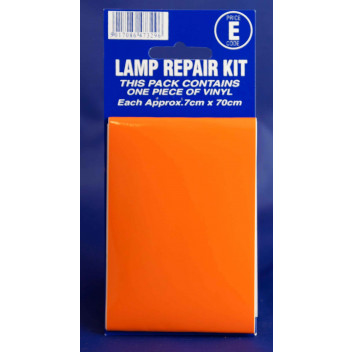 Lamp Repair Orange Sticker