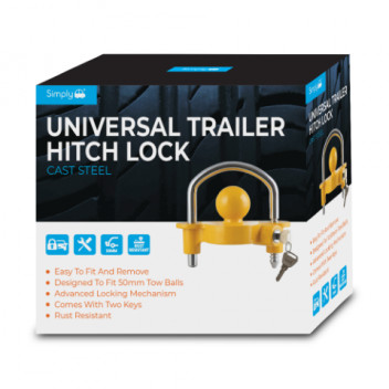 Simply Auto THL001 JRP Trailer Hitch Lock - Heavy Duty Secur