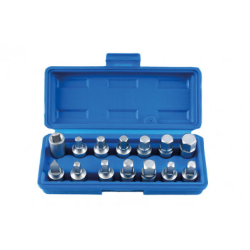Laser Tools 3175 14 Piece Drain Plug Key Set 3/8D