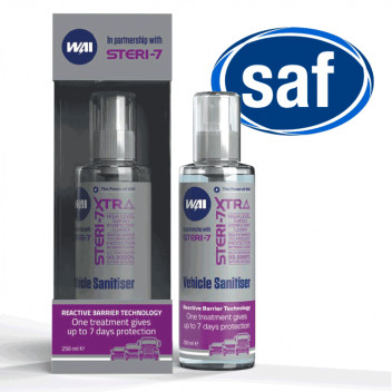 WAI STERI-7 Vehicle Sanitiser Spray 250ml - Antibacterial &