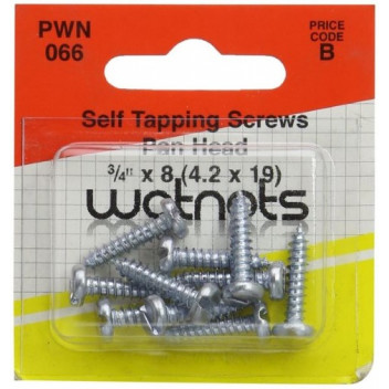 Pearl Automotive PWN066 Slot Self-Tap Screw - 3 & 4 x 8
