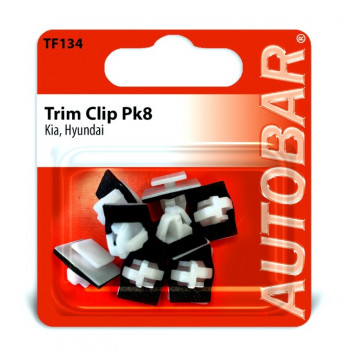 Autobar Kia/Hyundai Trim Clip Pack of 8