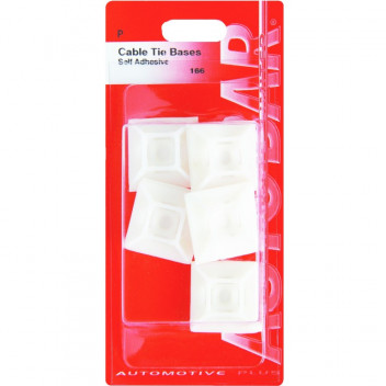 Autobar Cable Tie Bases Pack of 5