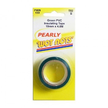 Pearl Automotive PWN159 PVC Insulating Tape - Green 19 mm x