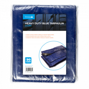 Simply Auto TARP001 Heavy Duty Tarpaulin (2x3M | 90GSM)