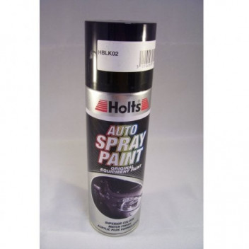 Holts HBLK02 Black Paint Match Pro Vehicle Spray Paint 300ml