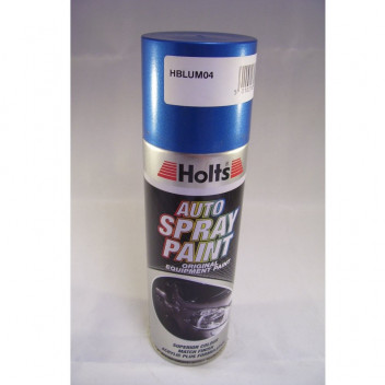 Holts HBLUM04 Blue Paint Match Pro Vehicle Spray Paint 300ml