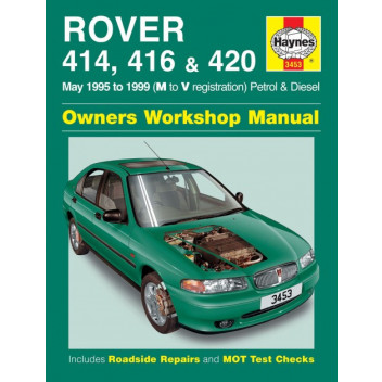 Workshop Service & Repair Manual Rover 400 414 416 420 95-99