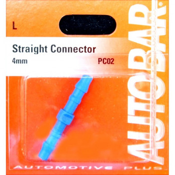 Autobar Straight Connector 4mm
