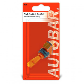 Autobar Flick Switch Amber