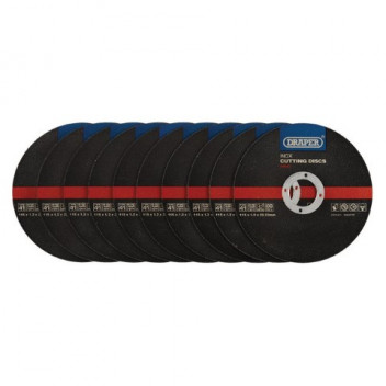 Draper Tools 08940 Inox Flat Metal Cutting Discs 115 x 22.2
