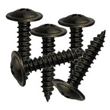 Pearl Automotive PWN546 Self-Tapping Screws - Black Flanged