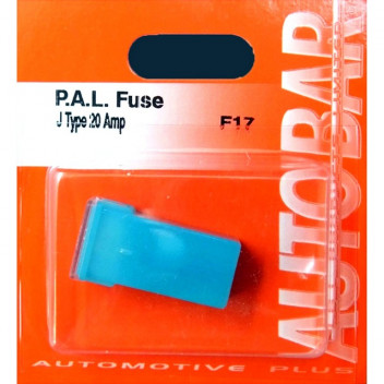 Autobar PAL Fuse J?Type 20 Amp Blue