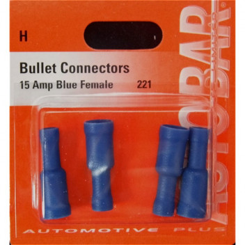 Autobar Female Bullets 15 Amp Pack of 4