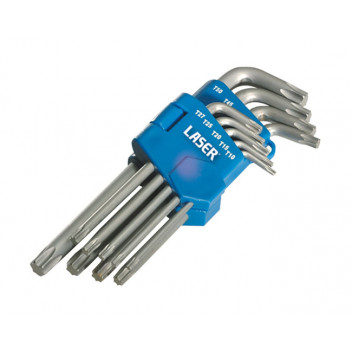 Laser Tools 2497 9 Piece Star Key Set