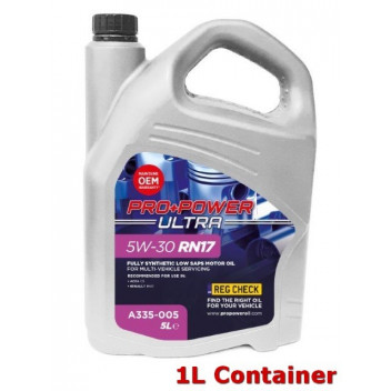 5W-30 RN17 Fully Synthetic Low SAPS Engine Oil 1L