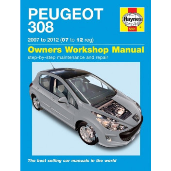 Workshop Manual Haynes Manual Peugeot 308 Diesel 07-12