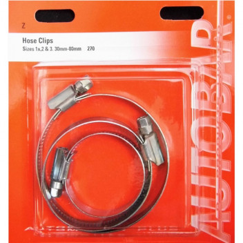 Autobar Hose Clips Sizes 1X/2/3 Pack of 3
