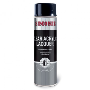 Simoniz SIMP22D Clear Acrylic Lacquer 500ml - High Gloss Pro