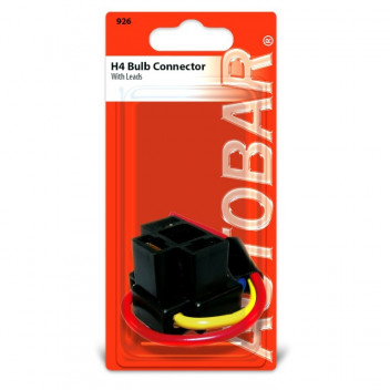 Autobar H4 Bulb Connector with Leads
