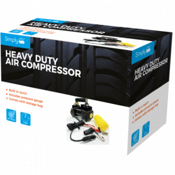 Simply Auto AC02 Heavy Duty Digital Air Compressor - High Po
