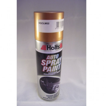 Holts HGOLM02 Gold Paint Match Pro Vehicle Spray Paint 300ml