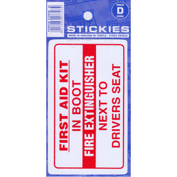 Fire Extinguisher Sticker