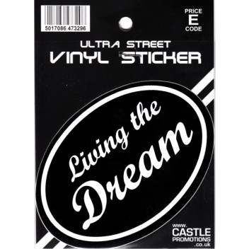Living The Dream Sticker