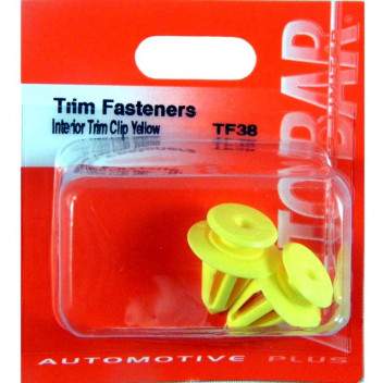 Autobar Interior Trim Clip Yellow ? Audi/Ford Pack of 2