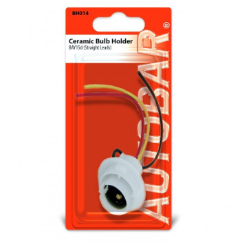 Autobar BAY15D Ceramic Bulb Holder Straight Leads