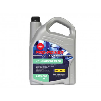 0W-20 ECO C5 C6 FD Fully Synthetic Low SAPS Engine Oil 20L