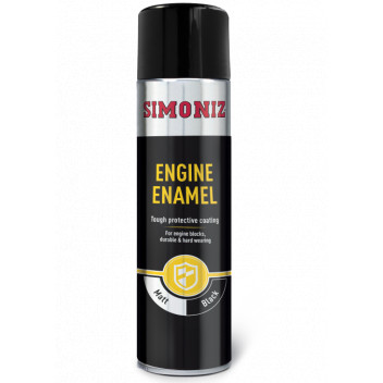 Simoniz SIMVHT32D Gloss Black Engine Enamel 500ml - High Tem