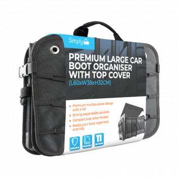 Simply Auto BOWC01 Premium Boot Organiser with Cover - Folda