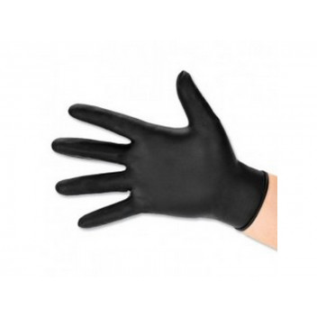 Saville NG602FL Comfit Orange Microtex Nitrile Gloves Large