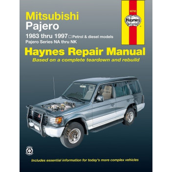 Workshop Manual Haynes Manual Mitsubishi Pajero 83-97