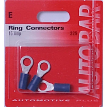Autobar Ring Connector 15 Amp 2BA Pack of 3